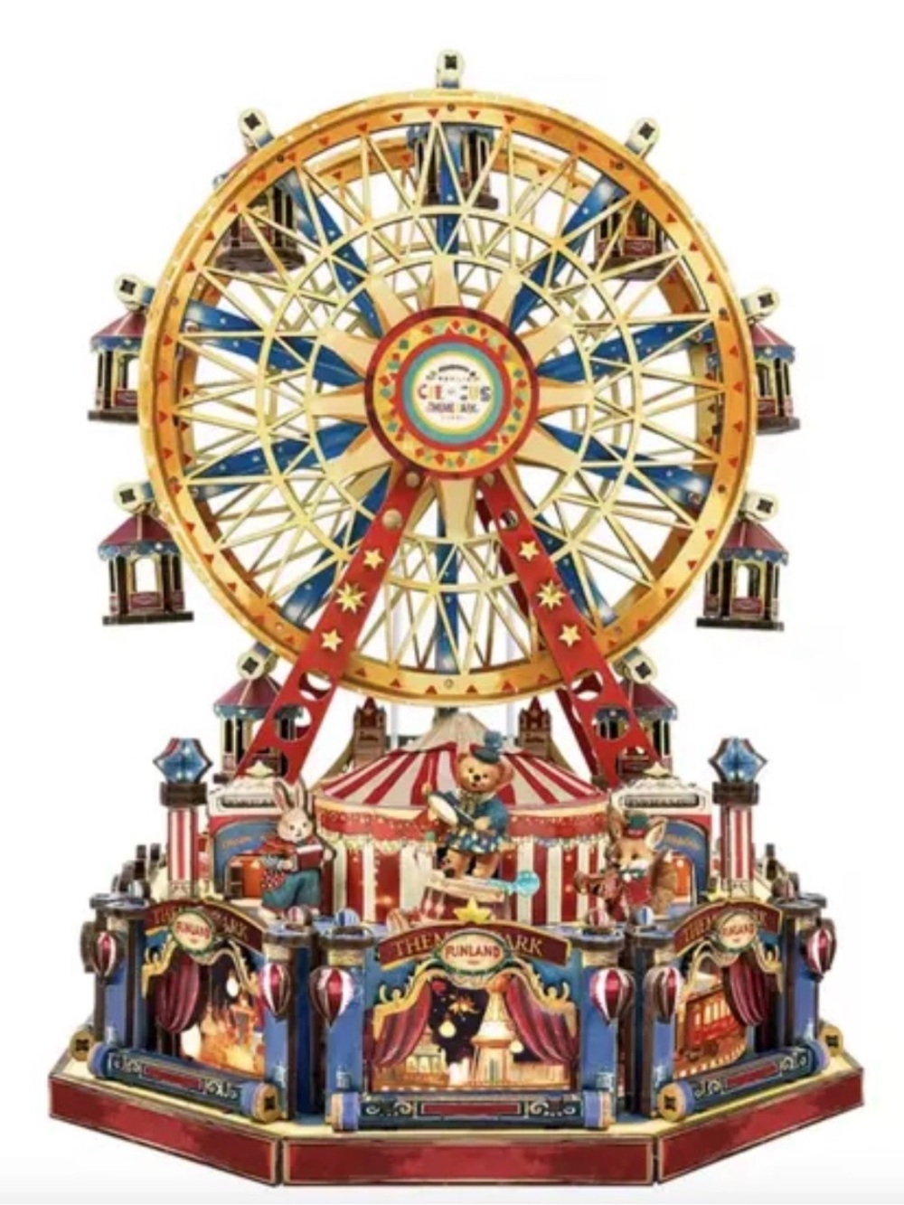 Carnival Ferris Wheel Decorative Music Box - Multicolor